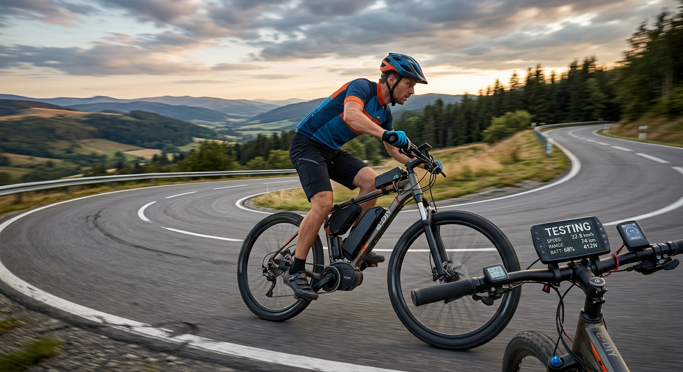 Testing DIY E-Bike Speed and Range With Real-World Route Data